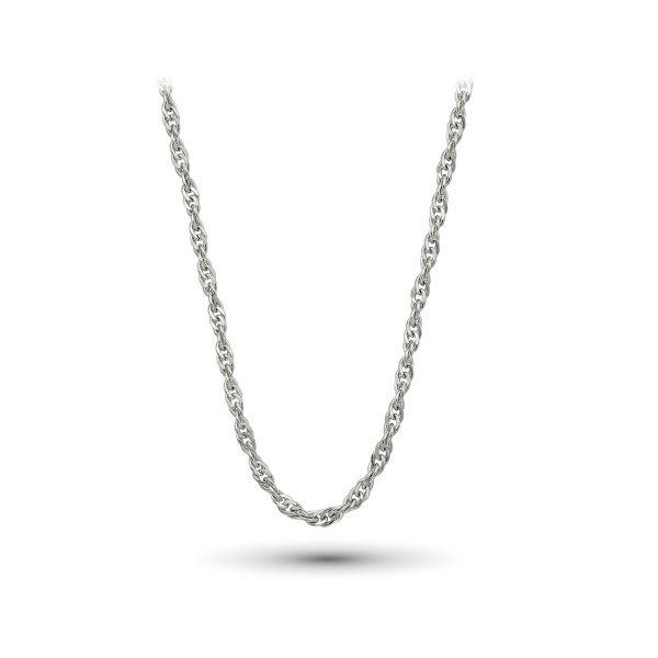 Цепь из белого золота