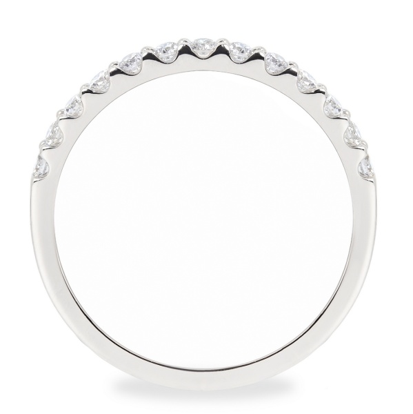 Кольцо из белого золота с бриллиантами