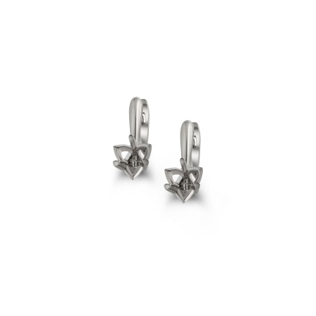 Серьги из белого золота