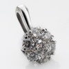 Подвеска из белого золота с бриллиантами