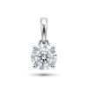 Подвеска из серебра с бриллиантом