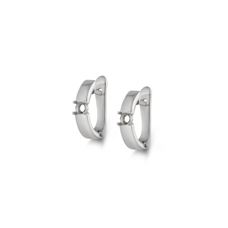 Серьги из белого золота