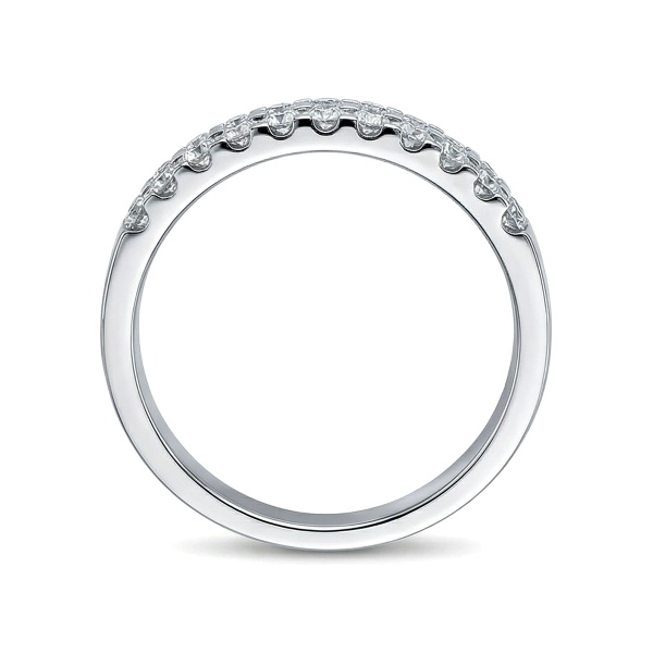 Кольцо из белого золота с бриллиантами