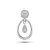 Подвеска из белого золота с бриллиантами