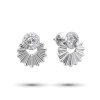 Серьги из платины с бриллиантами