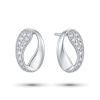 Серьги из платины с бриллиантами