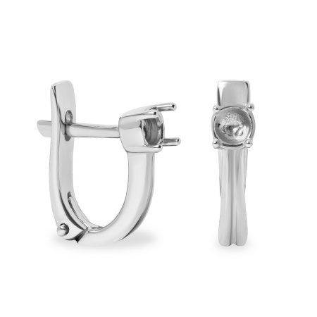 Серьги из белого золота