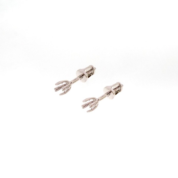 Серьги из белого золота