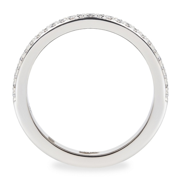 Кольцо из белого золота с бриллиантами