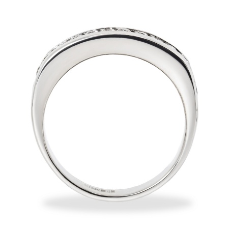 Кольцо из белого золота с бриллиантами