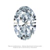Бриллиант овал 0,550 карат