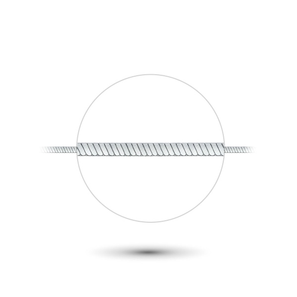 Цепь из белого золота