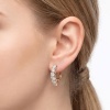 Серьги из красного золота с бриллиантами