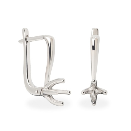 Серьги из белого золота