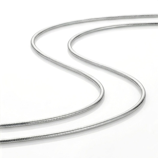 Цепь из белого золота